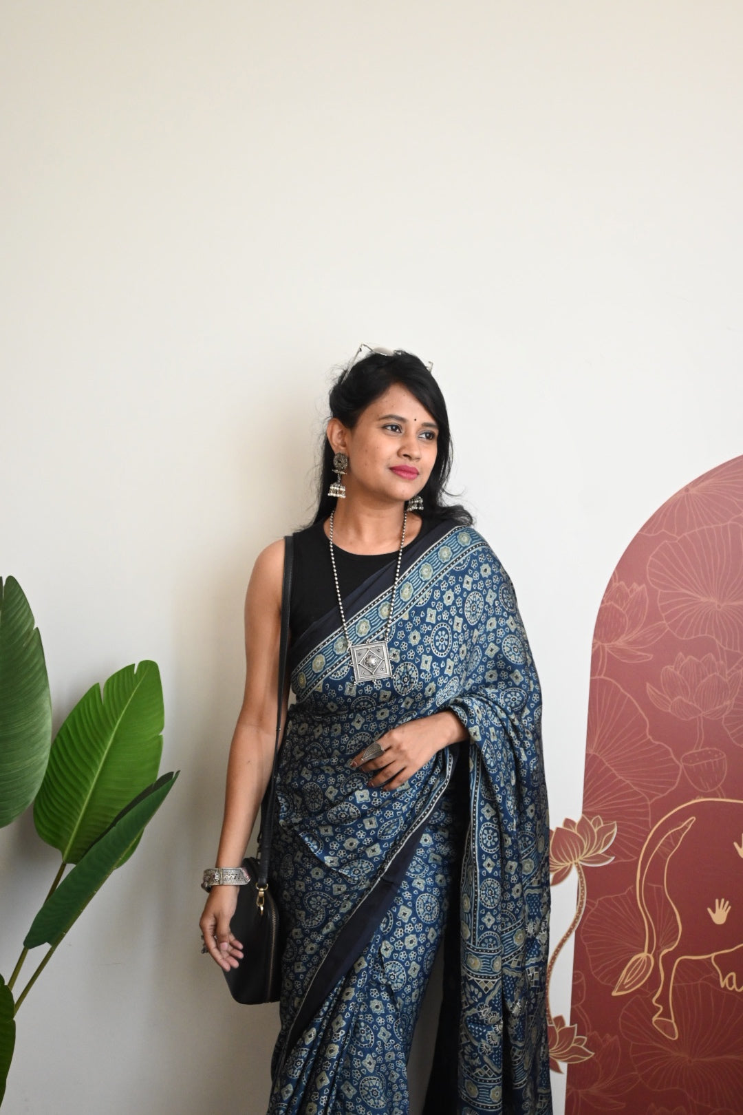 Pure modal silk saree