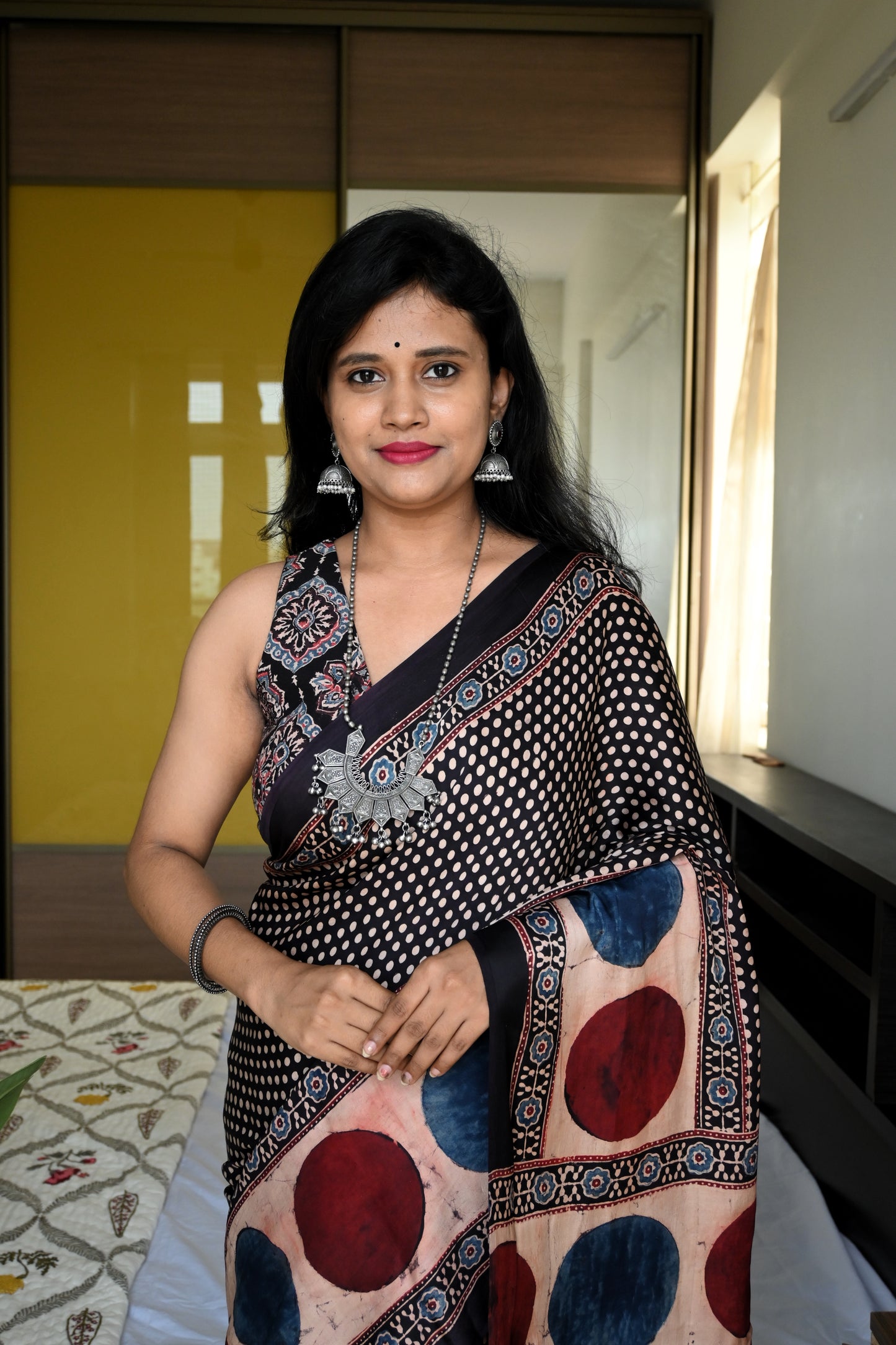 Pure modal silk saree