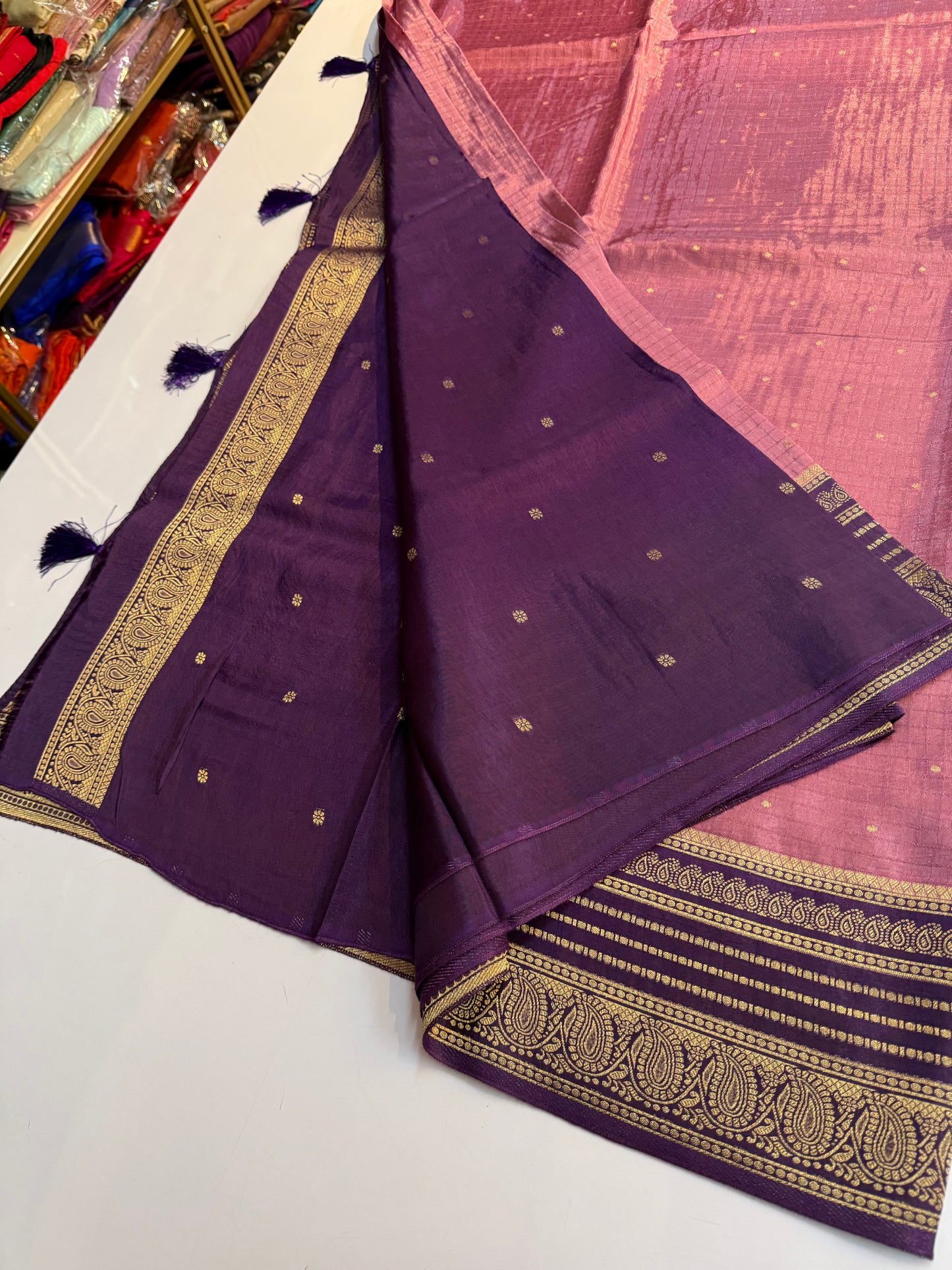 Raw mango silk Saree (SSV04)