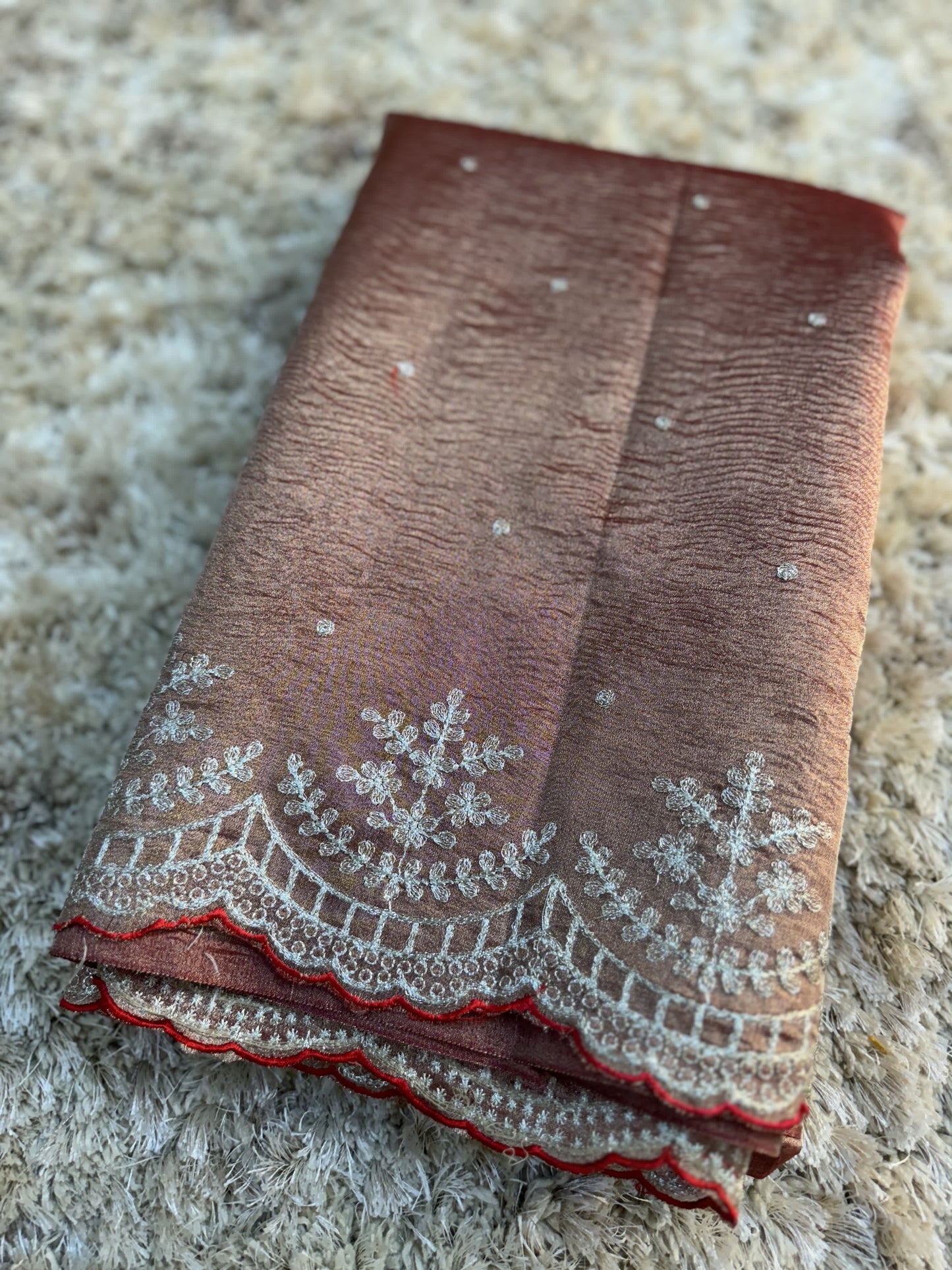 Designer Banarasi tissue saree
