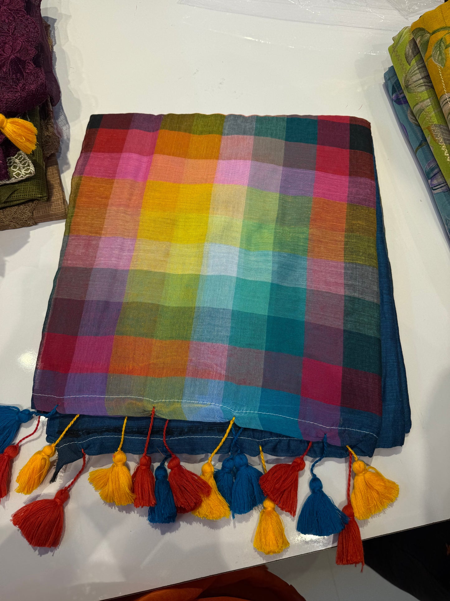 120 count pure mul Cotton with Long Tassels(MUL26)