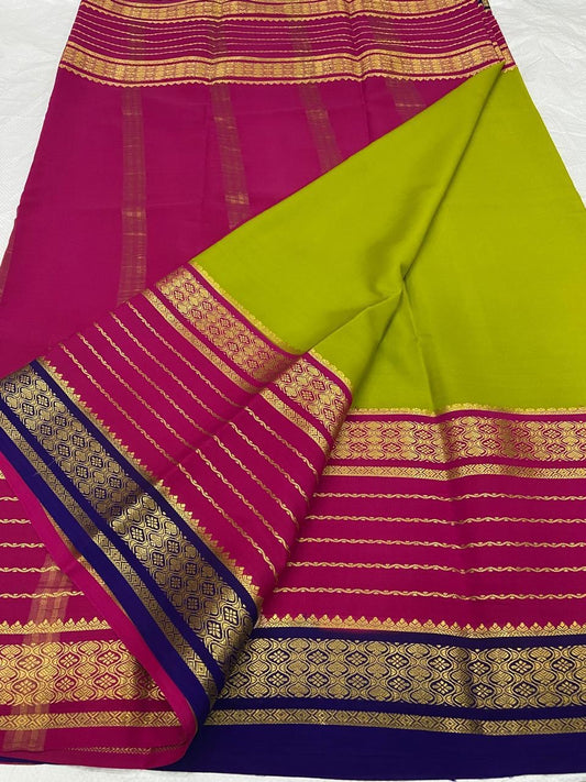 130 gsm 3D Pure Mysore Silk Saree