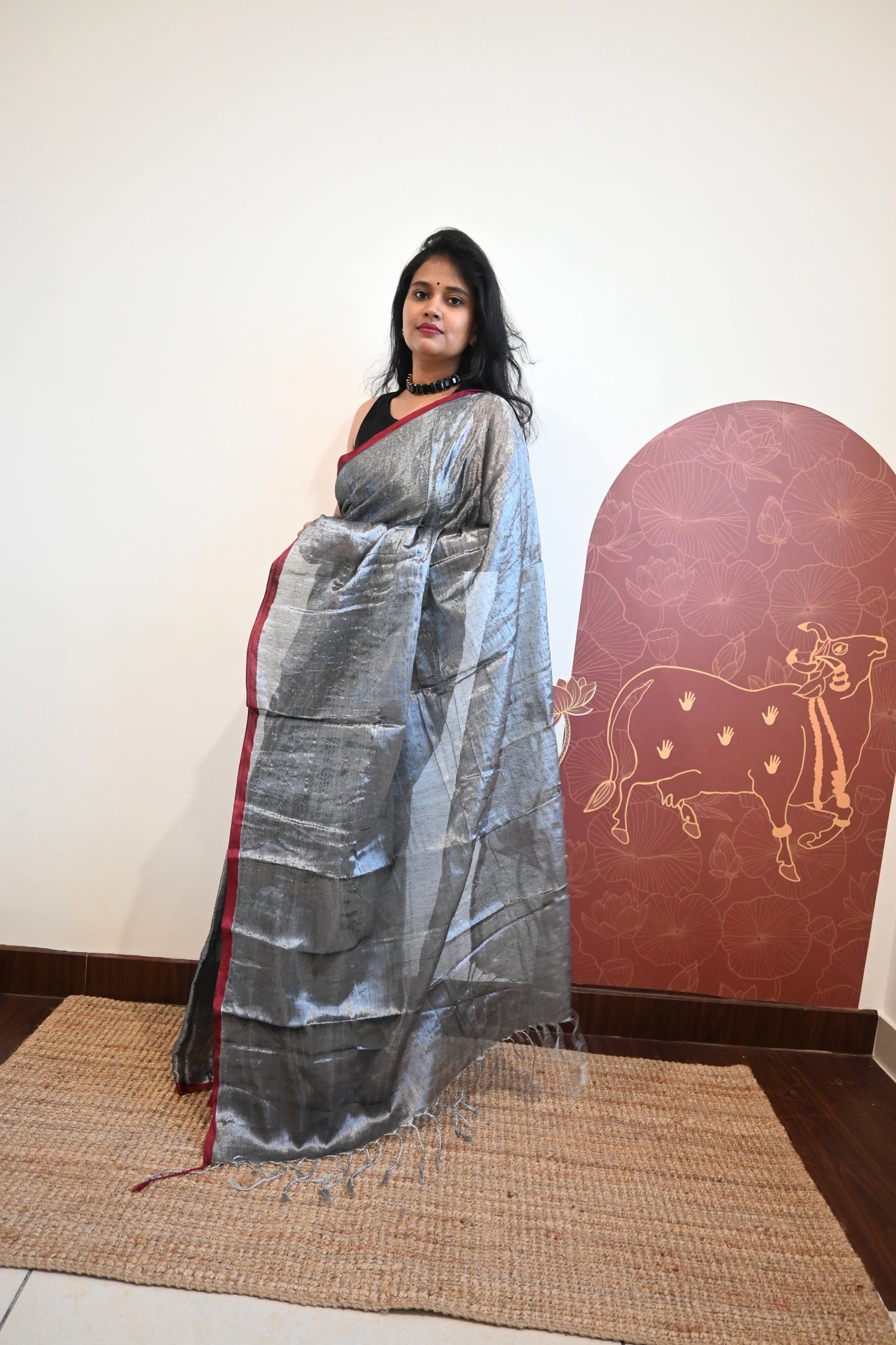 Soft Tissue cotton Saree