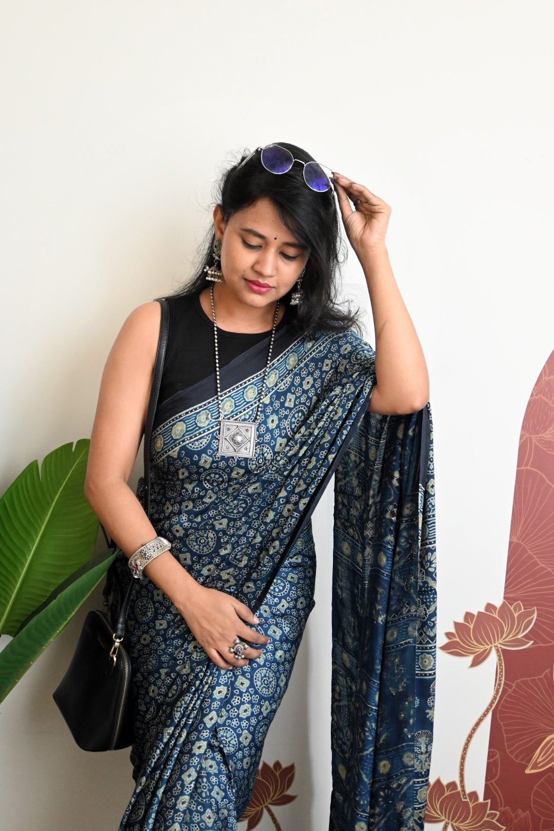 Pure modal silk saree
