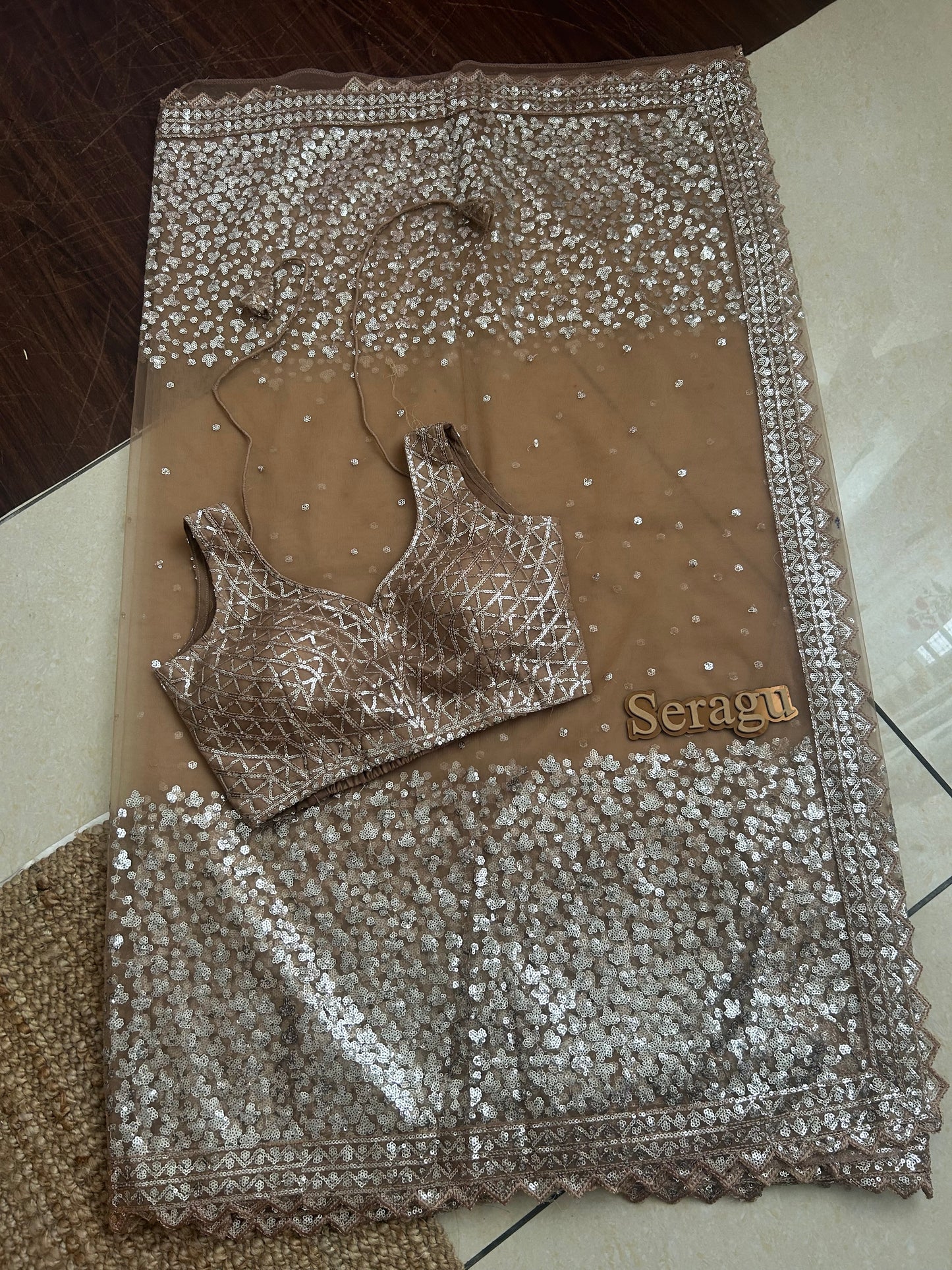 Designer party wear saree