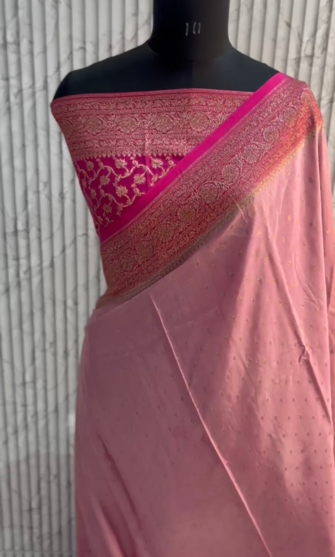 Pure Crepe chiffon banarasi saree