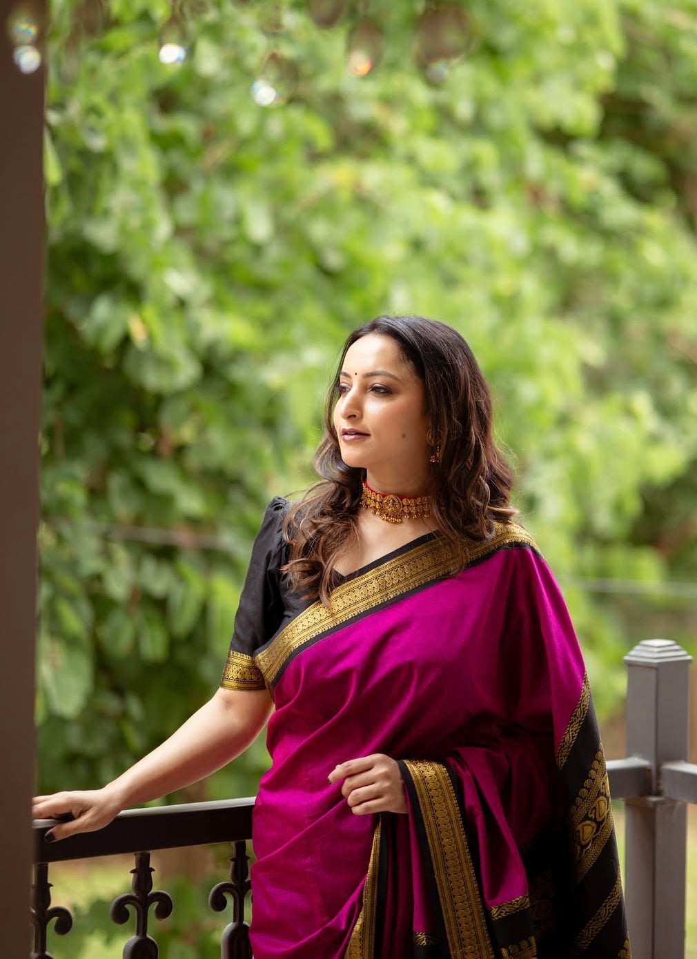 Cotton silk saree