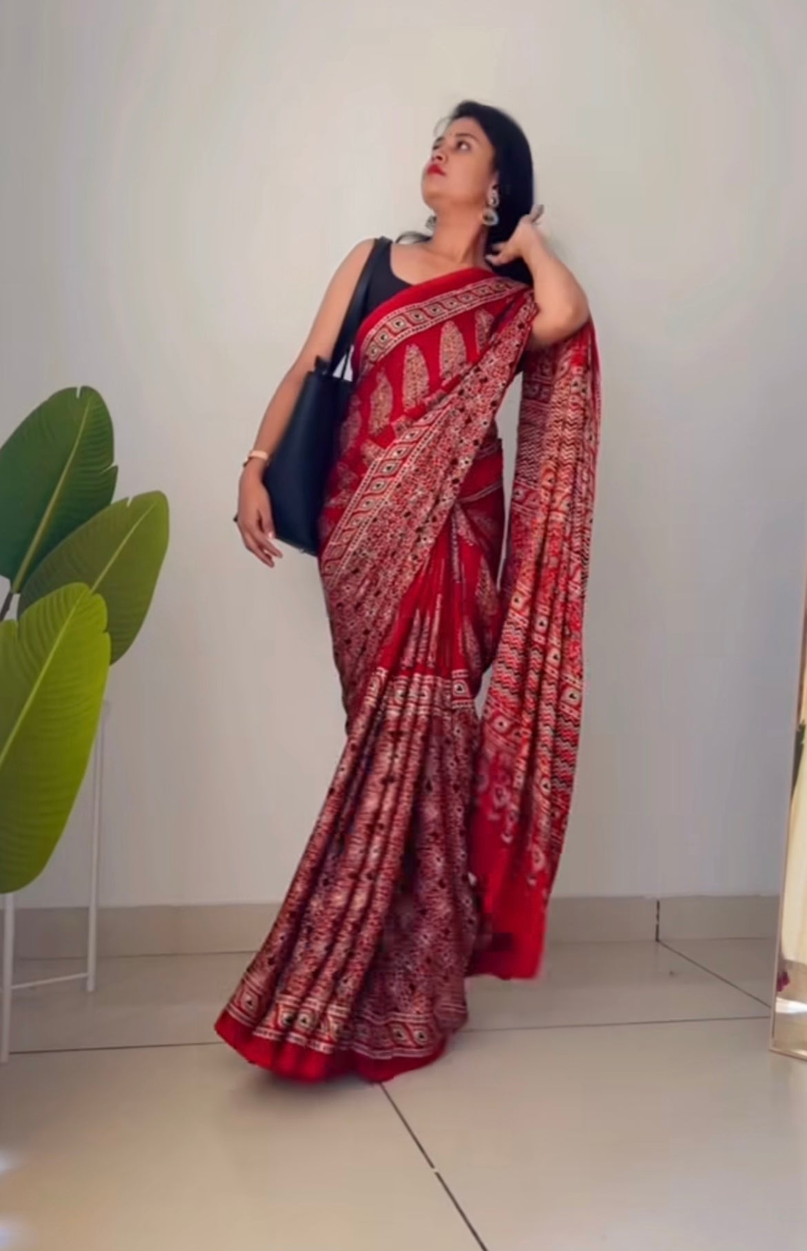 Pure modal silk saree