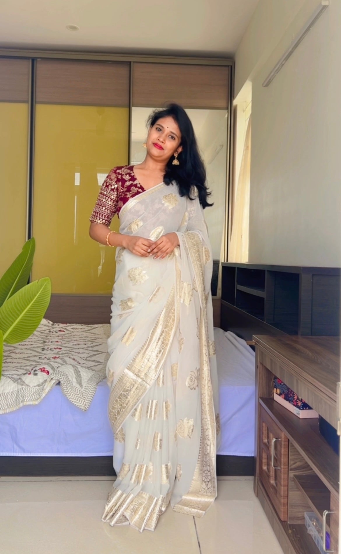 Viscose saree
