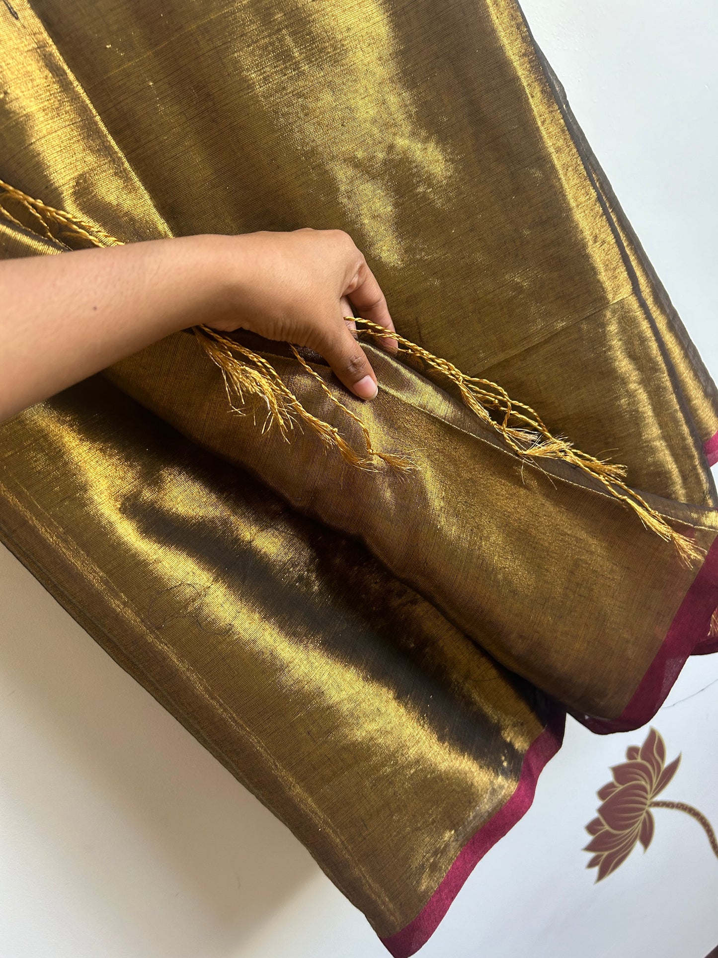 Soft Tissue cotton Saree