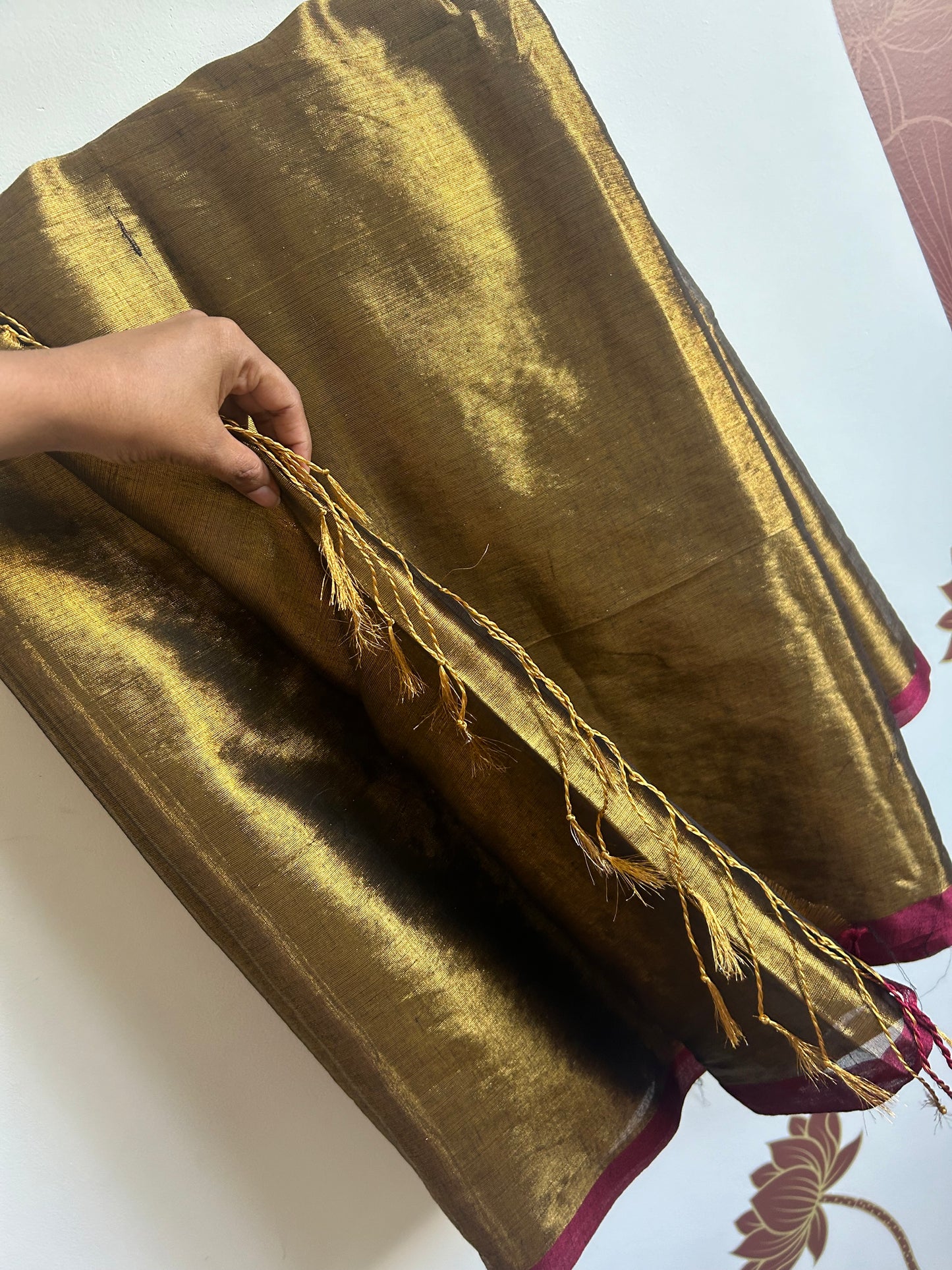 Soft Tissue cotton Saree