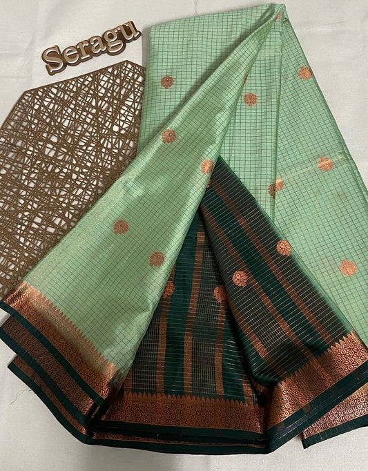 Semi crepe silk saree
