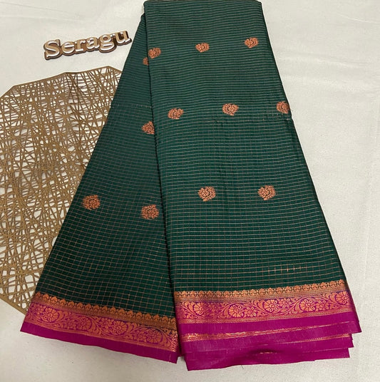 Semi crepe silk saree