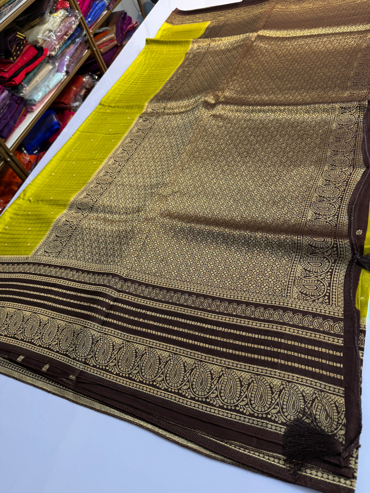 raw mango silk Saree