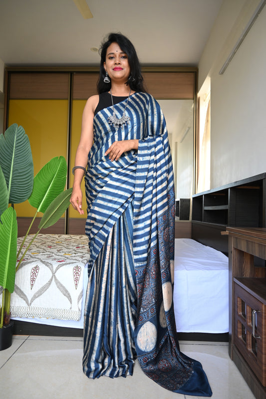 Pure modal silk saree