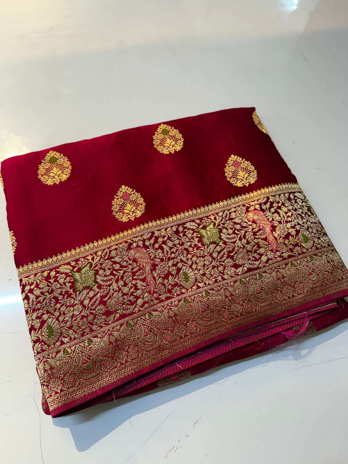 Pink Pure mashru Satin Banarasi Silk Saree(SBSGPS99)