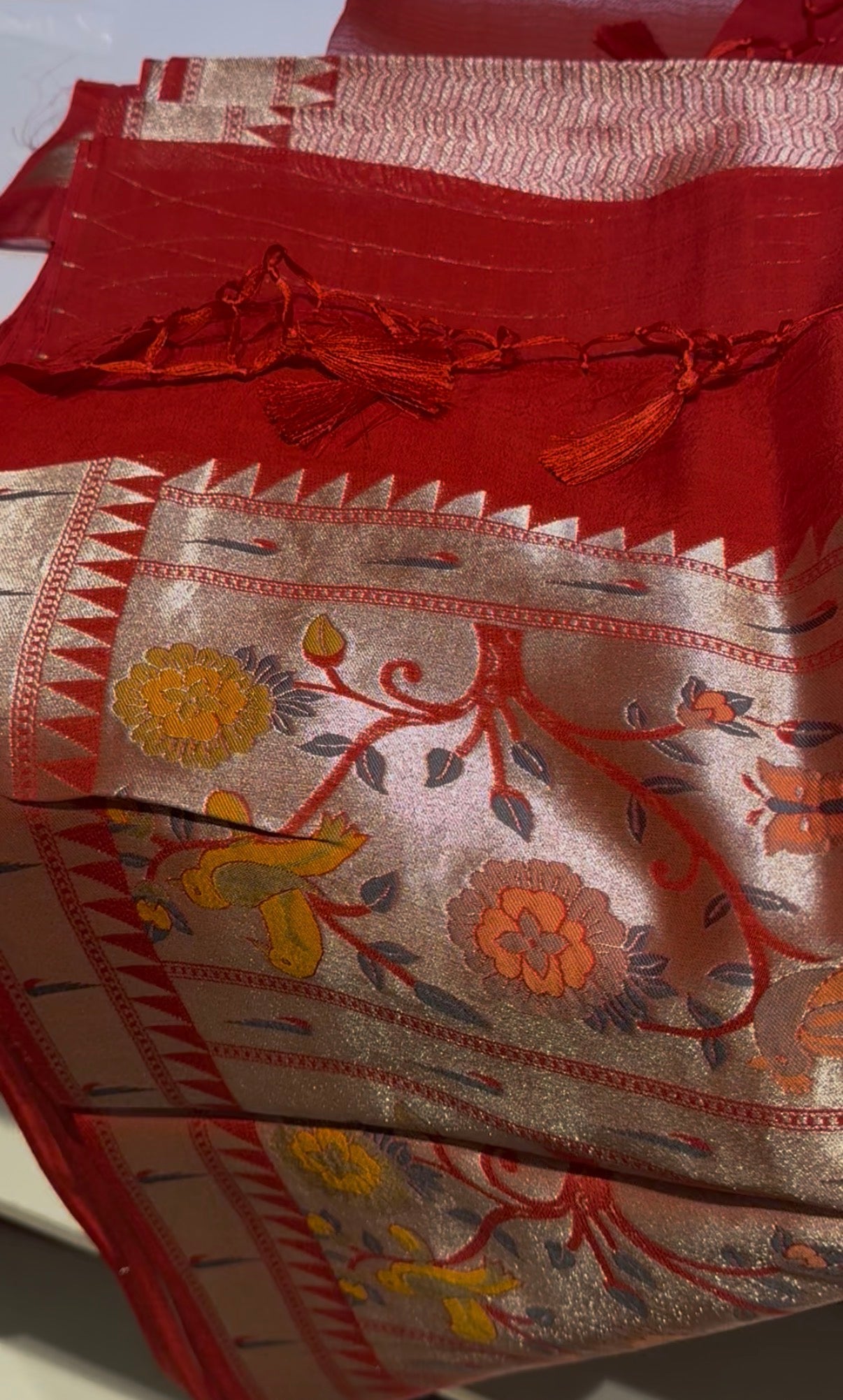Kushi Ravi inspired Banarasi pattu saree with paithani border