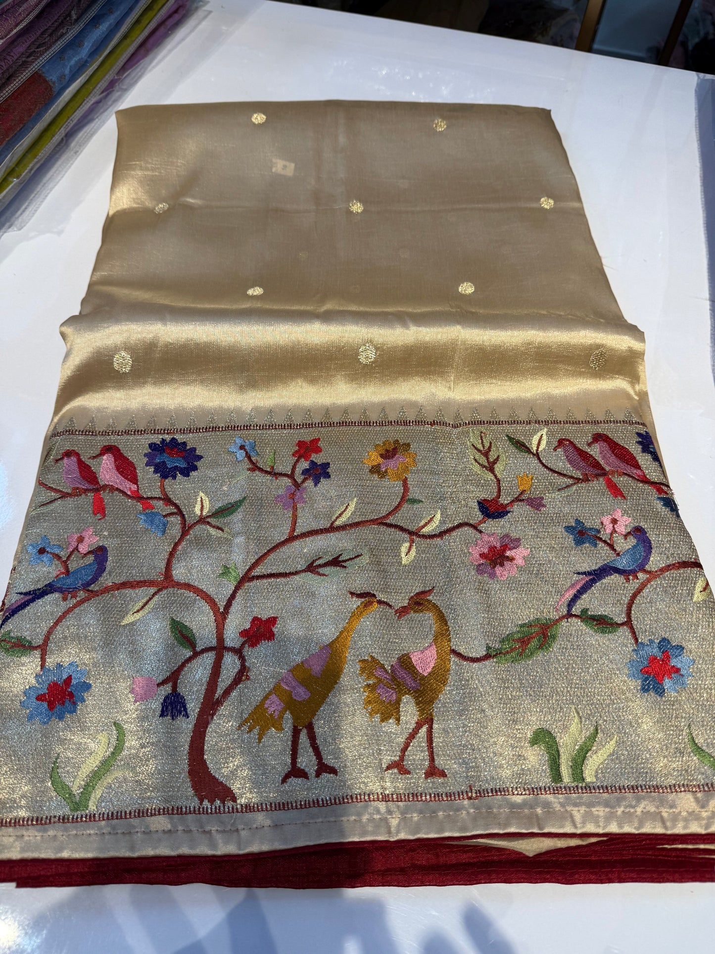 Tassur paithani silk saree