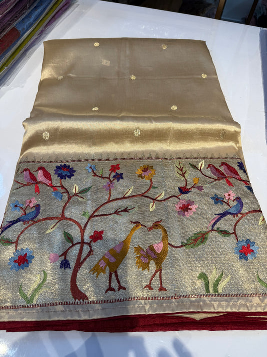 Tassur paithani silk saree