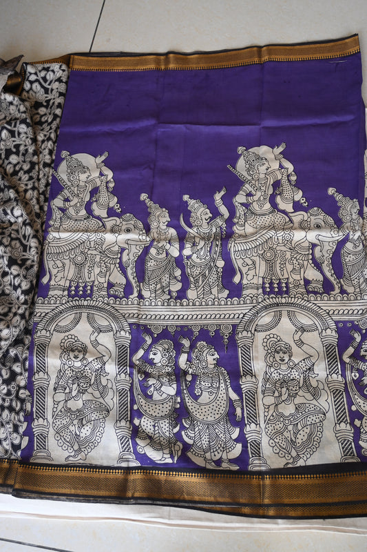 Kalamkari chennur silk saree