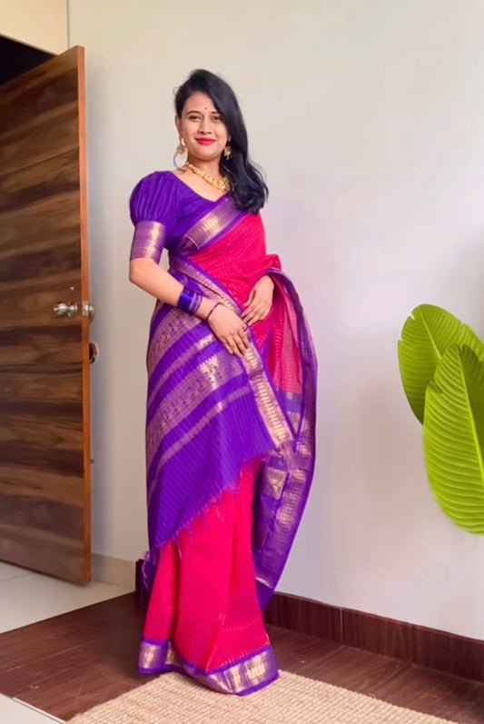 Madhurai silk cotton saree