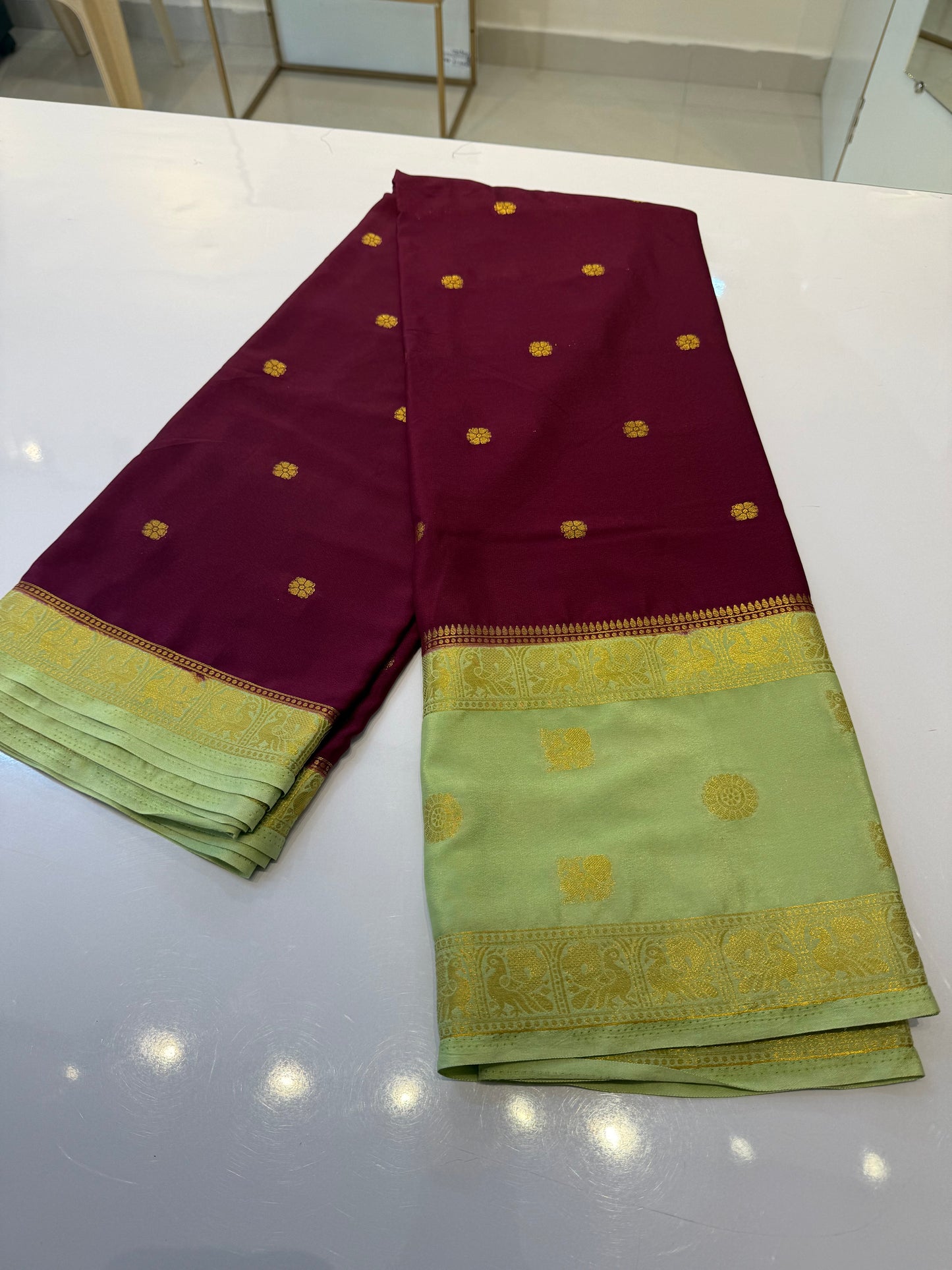 Premium crepe silk saree(SS1000)