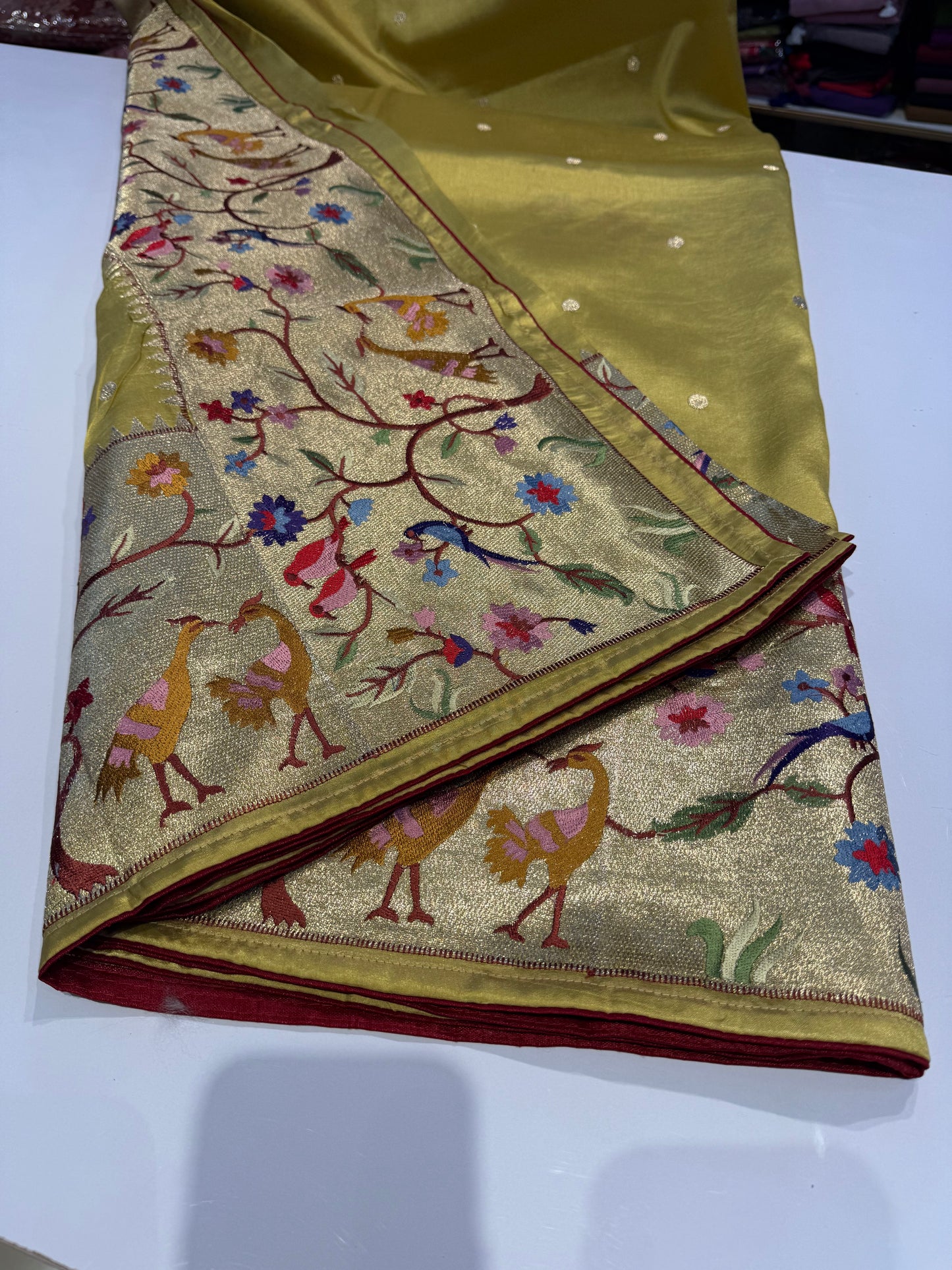 Tassur paithani silk saree