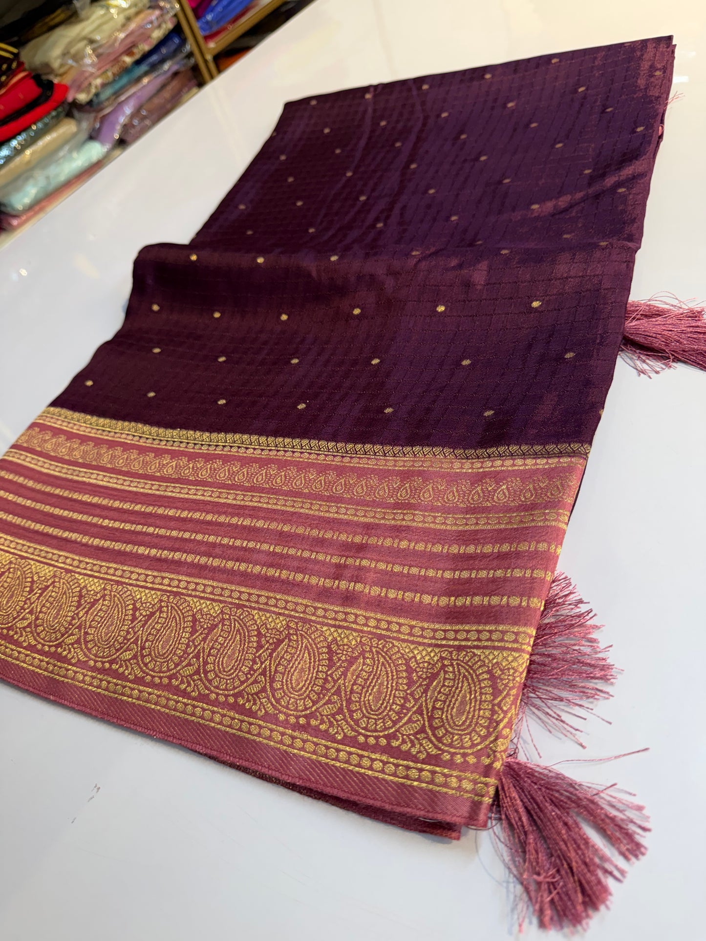 raw mango silk Saree