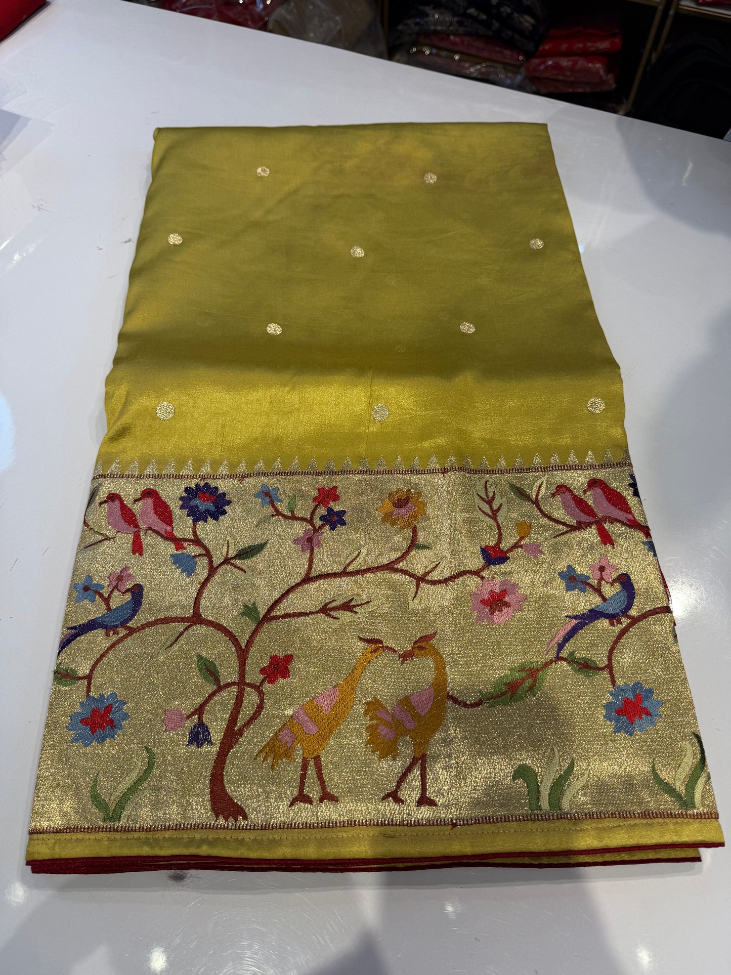 Tassur paithani silk saree