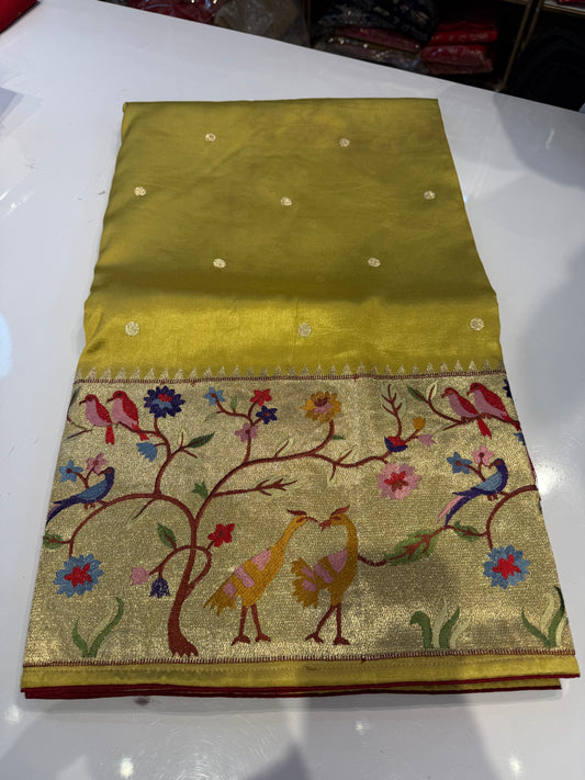 Tassur paithani silk saree