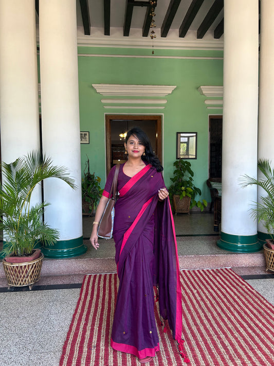 Cotton saree