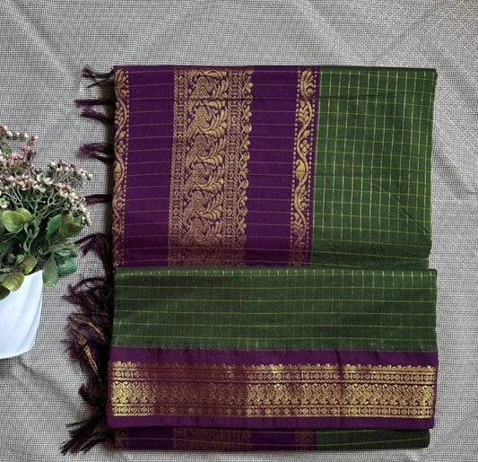 Madhurai cotton silk saree