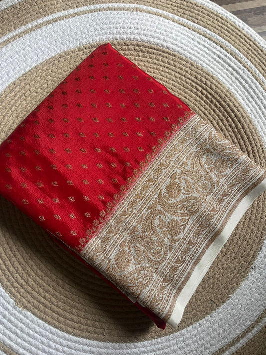 Pure Khaddi Banarasi Handloom saree