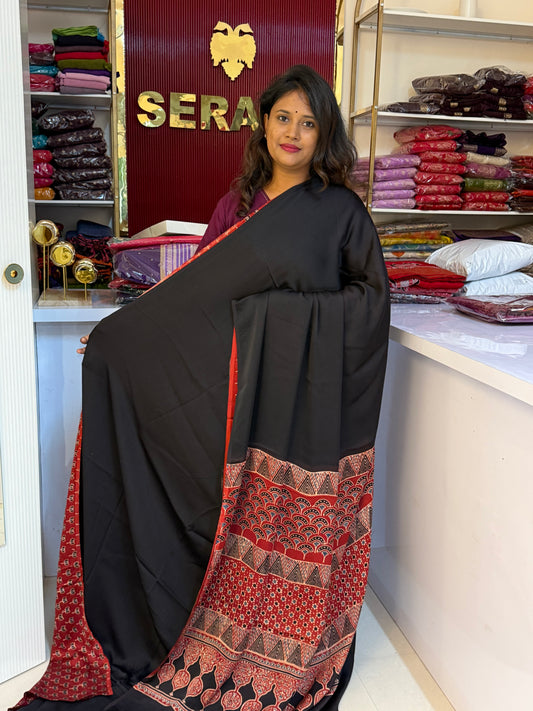 Pure modal silk saree