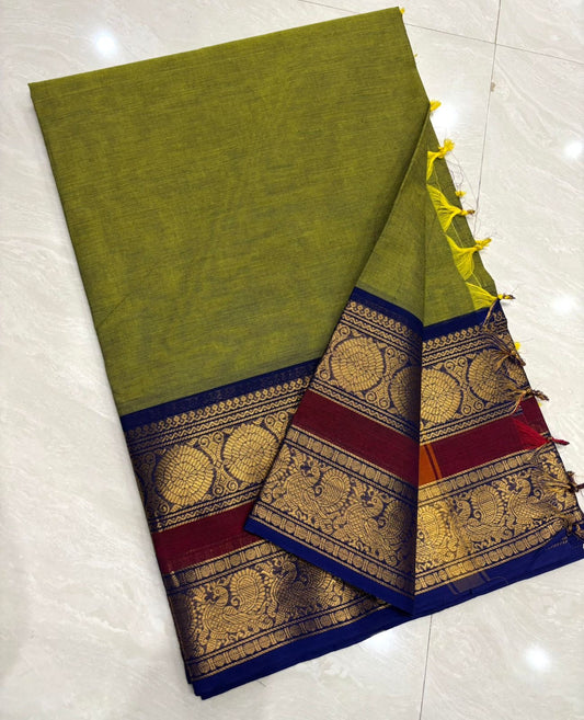 Kanchi Cotton Saree