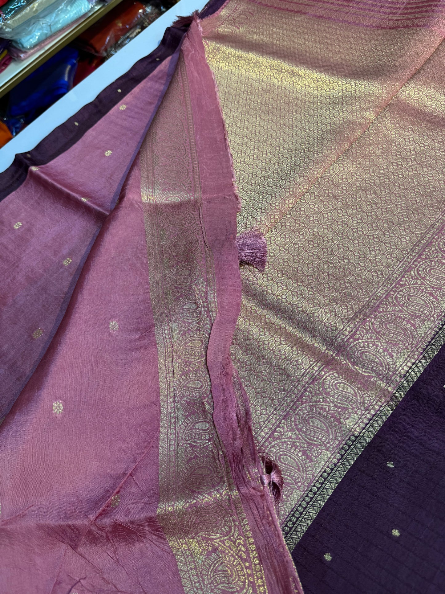 raw mango silk Saree