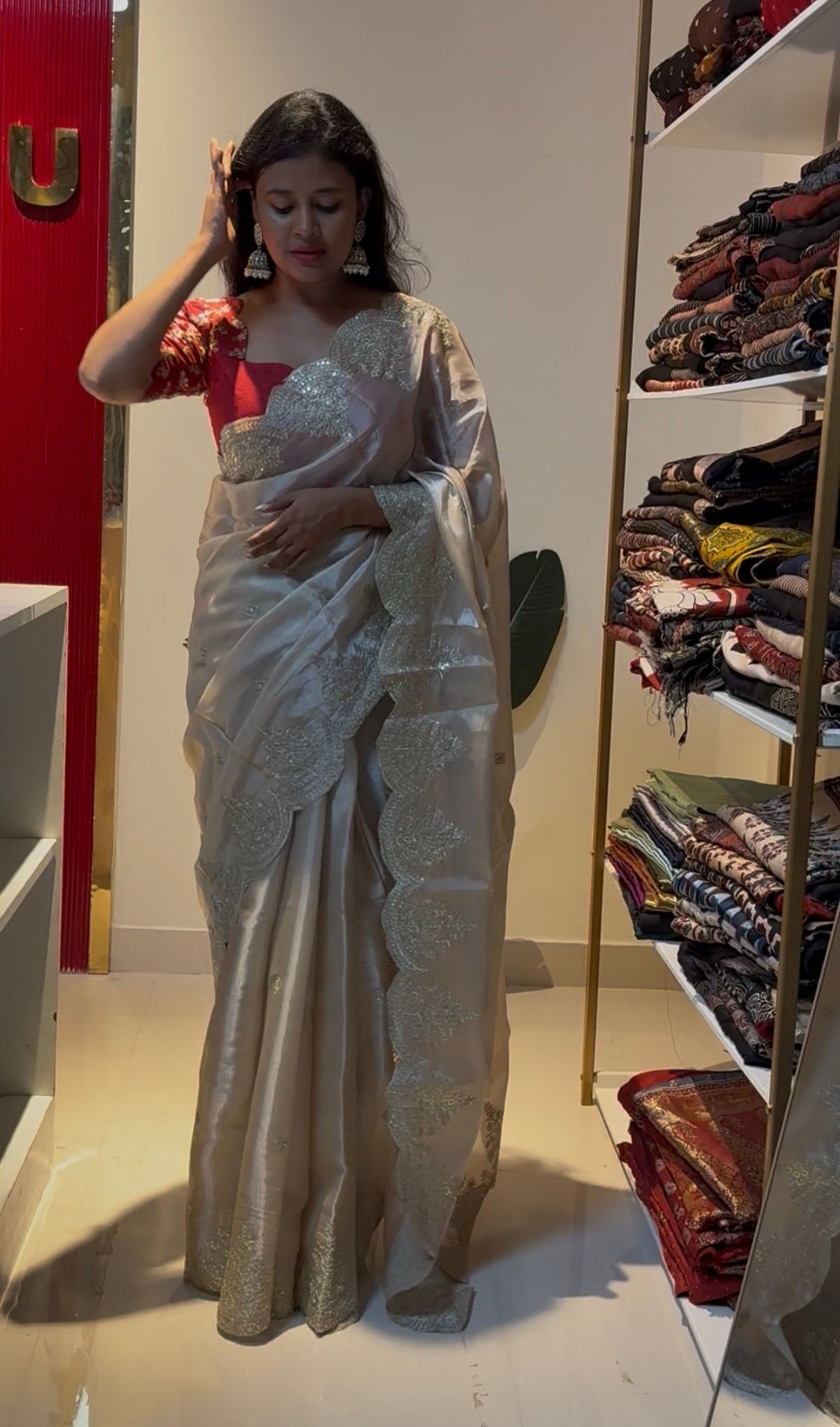 Designer party wear saree