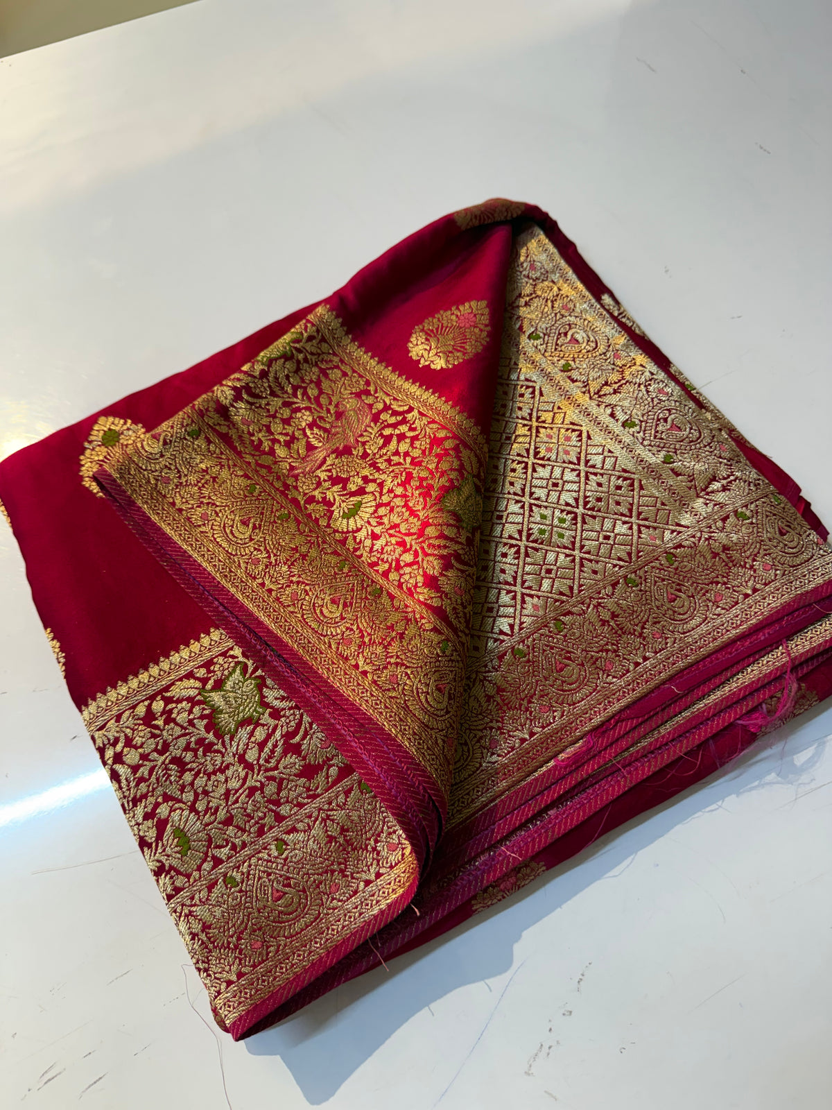 Pink Pure mashru Satin Banarasi Silk Saree(SBSGPS99)