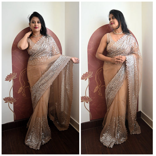 Designer party wear saree