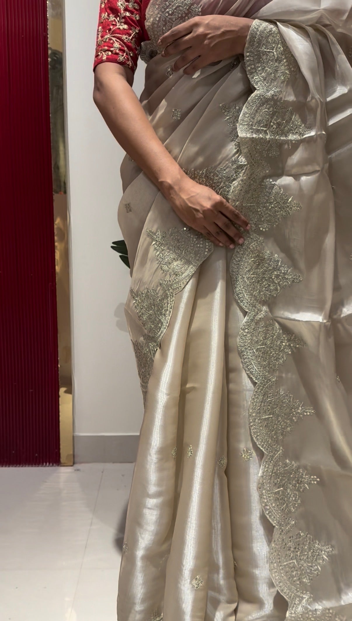 Designer party wear saree