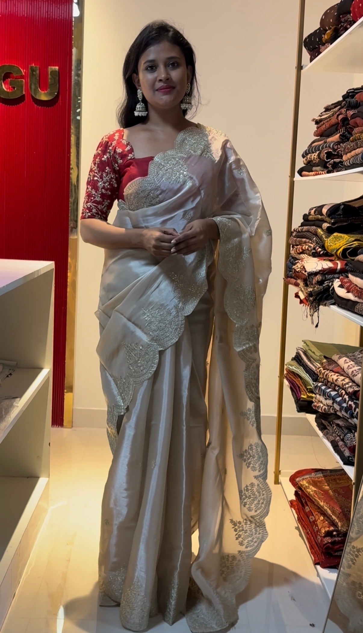 Designer party wear saree