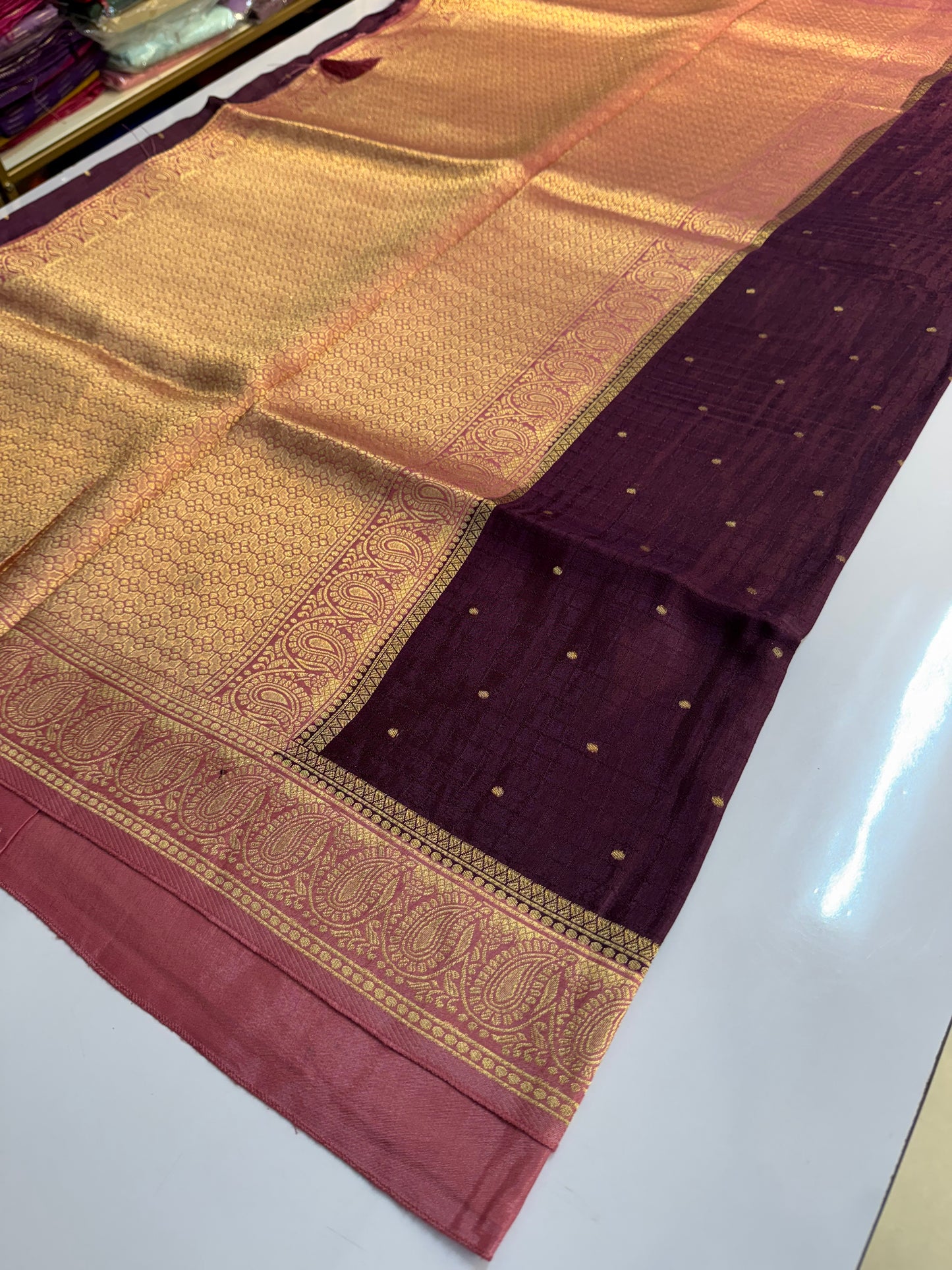 raw mango silk Saree