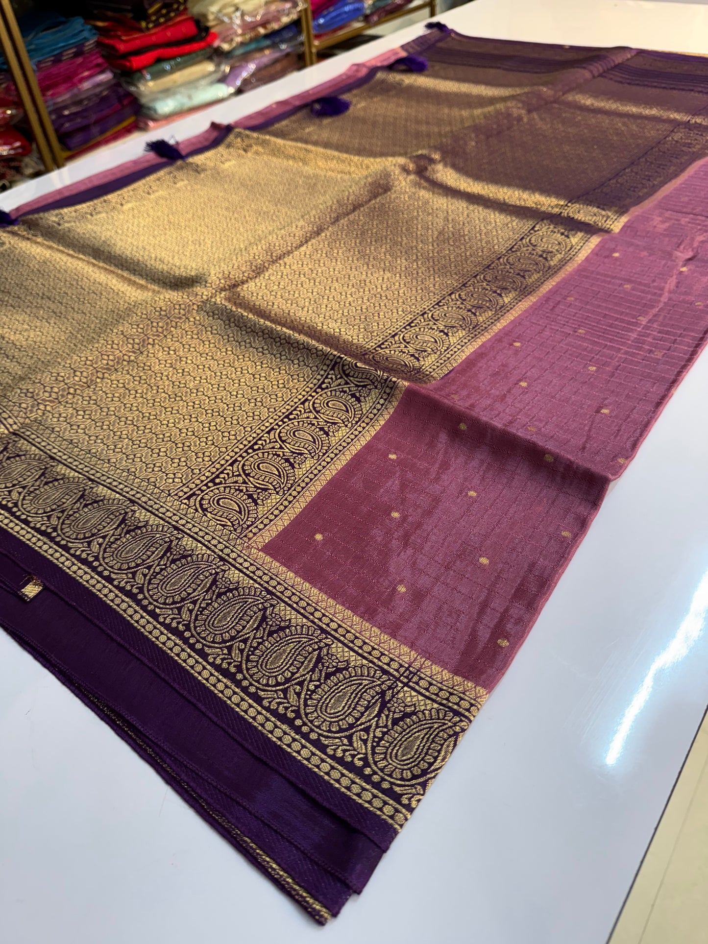 Raw mango silk Saree (SSV04)