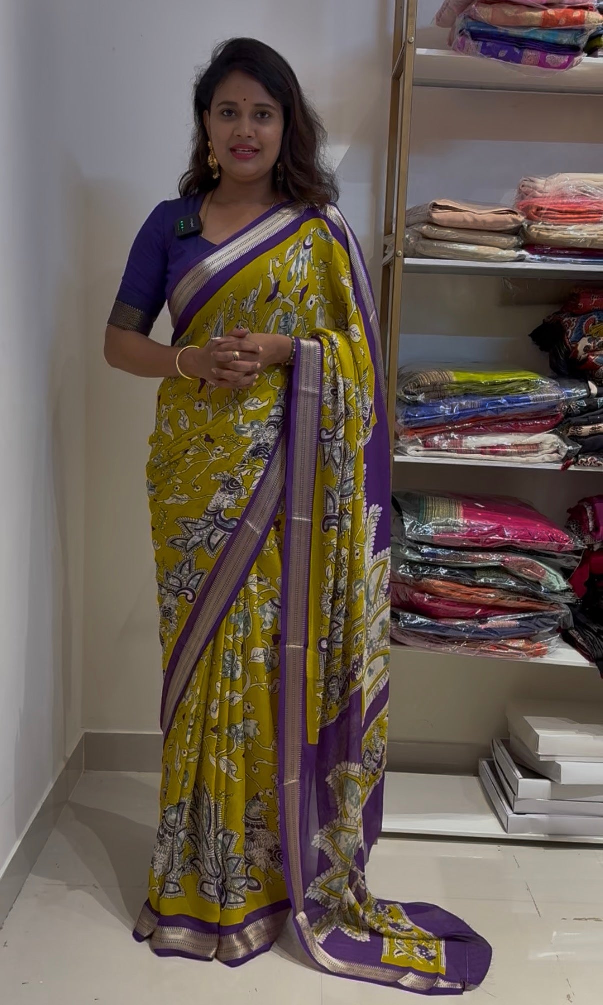Premium chiffon saree (SL001)