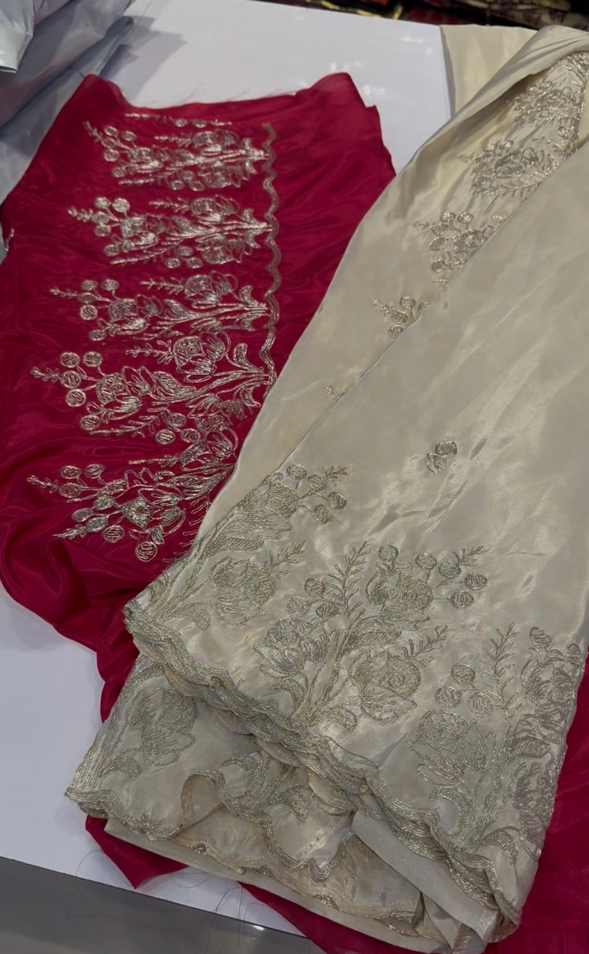 Satin crepe saree(SBSG100)